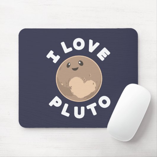 I Love Pluto Muismat (Met muis)