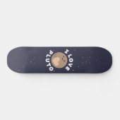 I Love Pluto Skateboard (Horizontaal)