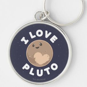 I Love Pluto Sleutelhanger