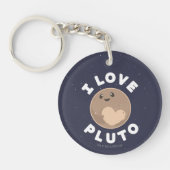 I Love Pluto Sleutelhanger (Voorkant)