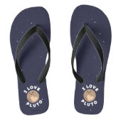 I Love Pluto Teenslippers (Voetbed)