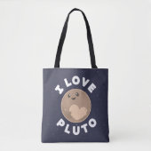 I Love Pluto Tote Bag (Voorkant)