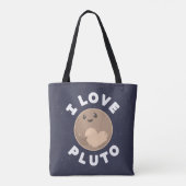 I Love Pluto Tote Bag (Achterkant)