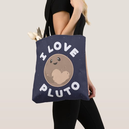 I Love Pluto Tote Bag (Dichtbij)