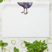 I Love Plymouth Rock Chickens -  Rooster Theedoek (Gevouwen)