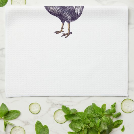 I Love Plymouth Rock Chickens -  Rooster Theedoek (Gevouwen)