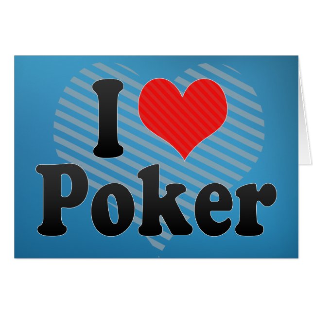 I Love Poker (Voorkant Horizontaal)