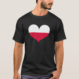 I Love Poland Flag T-shirt