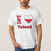 I love Poland T-shirt (Voorkant)