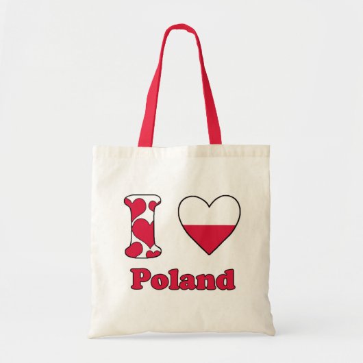 I love Poland Tote Bag (Voorkant)