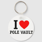 I Love Pole Vault Sleutelhanger (Voorkant)