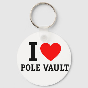 I Love Pole Vault Sleutelhanger