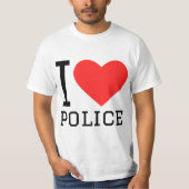 i love police t-shirt (Voorkant)