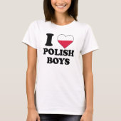 I love Polish Boys T-shirt (Voorkant)