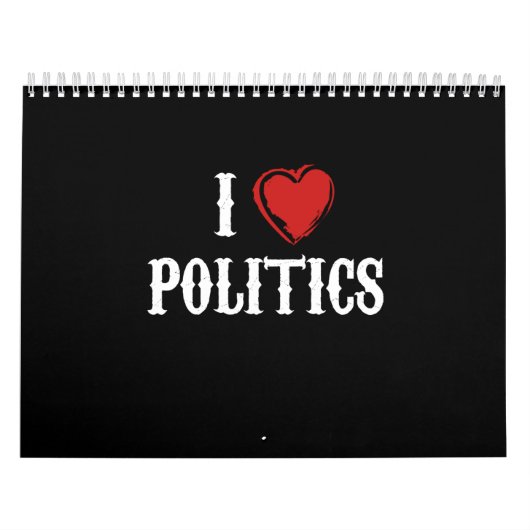 I LOVE POLITICI KALENDER (Hoes)