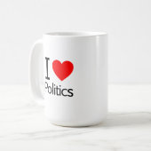 I Love Politics Koffiemok (Voorkant links)
