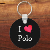 I Love Polo Sleutelhanger (Voorkant)