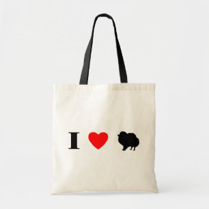 I Love Pomeranians Bag Tote Bag