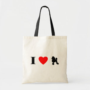 I Love Poodles Bag Tote Bag