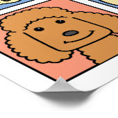 I Love Poodles Poster (Hoek)