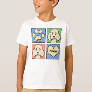 I Love Poodles T-shirt