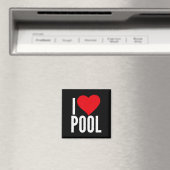 I Love Pool Billiards Magneet (Insitu (Vaatwasser))