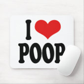 I Love Poop Muismat (Met muis)
