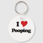I Love Pooping Sleutelhanger (Voorkant)