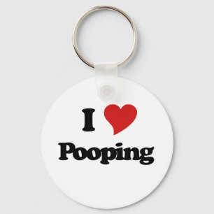 I Love Pooping Sleutelhanger