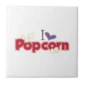 I Love Popcorn Tegeltje (Voorkant)