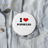 I Love Popsicles Ronde Button 4,0 Cm (In situ)