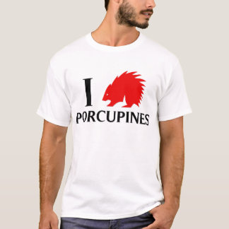 I Love Porcupines T-shirt