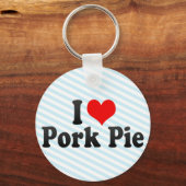 I Love Pork Pie Sleutelhanger (Voorkant)