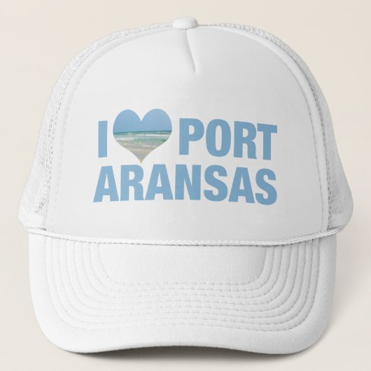 I Love Port Aransas Cute Texas Beach Trucker Pet (Voorkant)