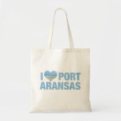 I Love Port Aransas Cute Texas Beach Vacation Tote Bag (Voorkant)