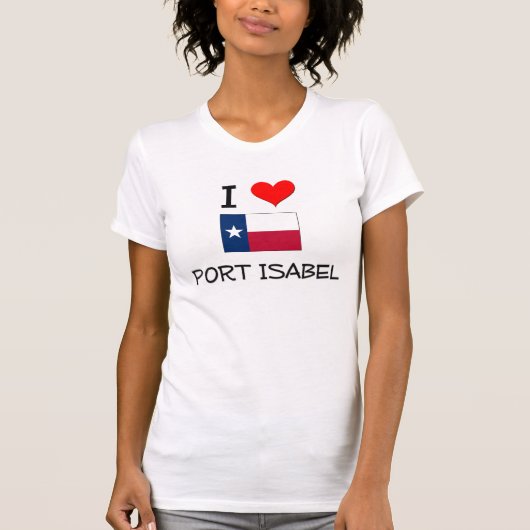 I Love Port Isabel Texas T-shirt (Voorkant)