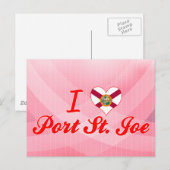 I Love Port St.Joe, Florida Briefkaart (Voorkant / Achterkant)
