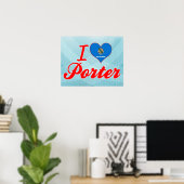 I Love Porter, Oklahoma Poster (Thuiskantoor)
