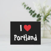I Love Portland Briefkaart (Staand voorkant)