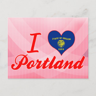 I Love Portland, Oregon Briefkaart