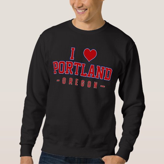 I Love Portland Oregon Trui (Voorkant)