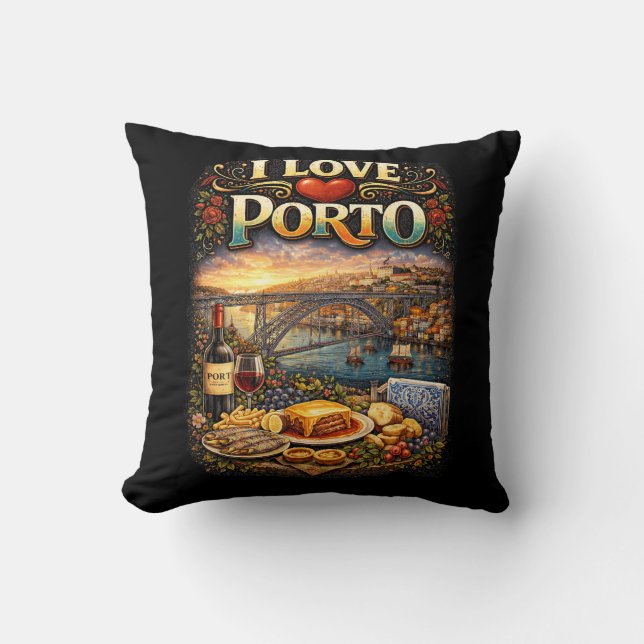 I Love Porto Kussen (Voorkant)