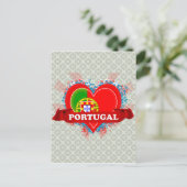  I Love Portugal Briefkaart (Staand voorkant)