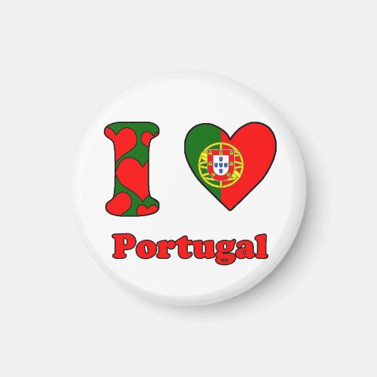 I love Portugal magnet (Voorkant)
