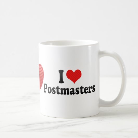 I Love Postmasters Koffiemok (Rechts)