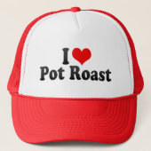 I Love Pot Roast Trucker Pet (Voorkant)