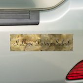 I Love Potato Salad Bumpersticker (Op auto)