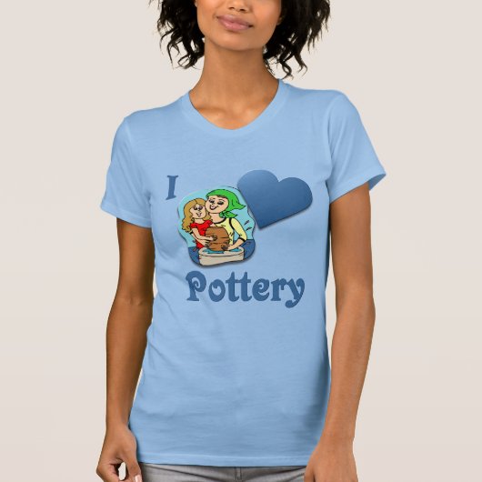 I Love Pottery #2 T-shirt (Voorkant)
