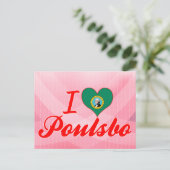 I Love Poulsbo, Washington Briefkaart (Staand voorkant)