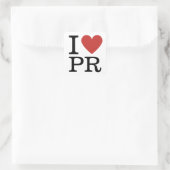 I ❤️ Love PR - PR Afdeling of Firm - STICKER (Tas)